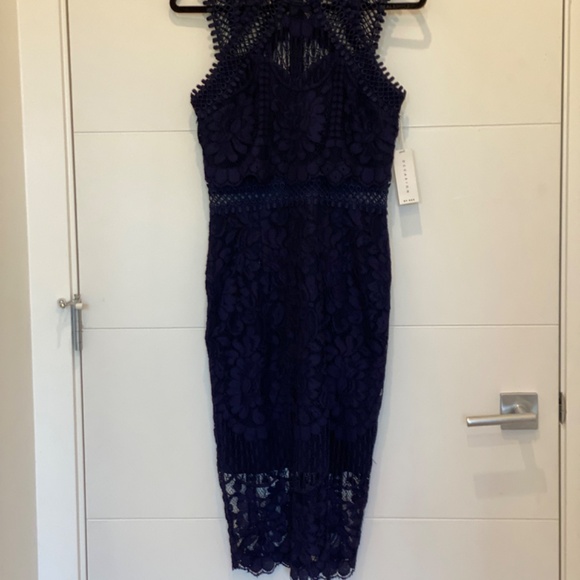 Occasion by Dex Blue Lace Dress - NWT - S - Picture 5 of 9